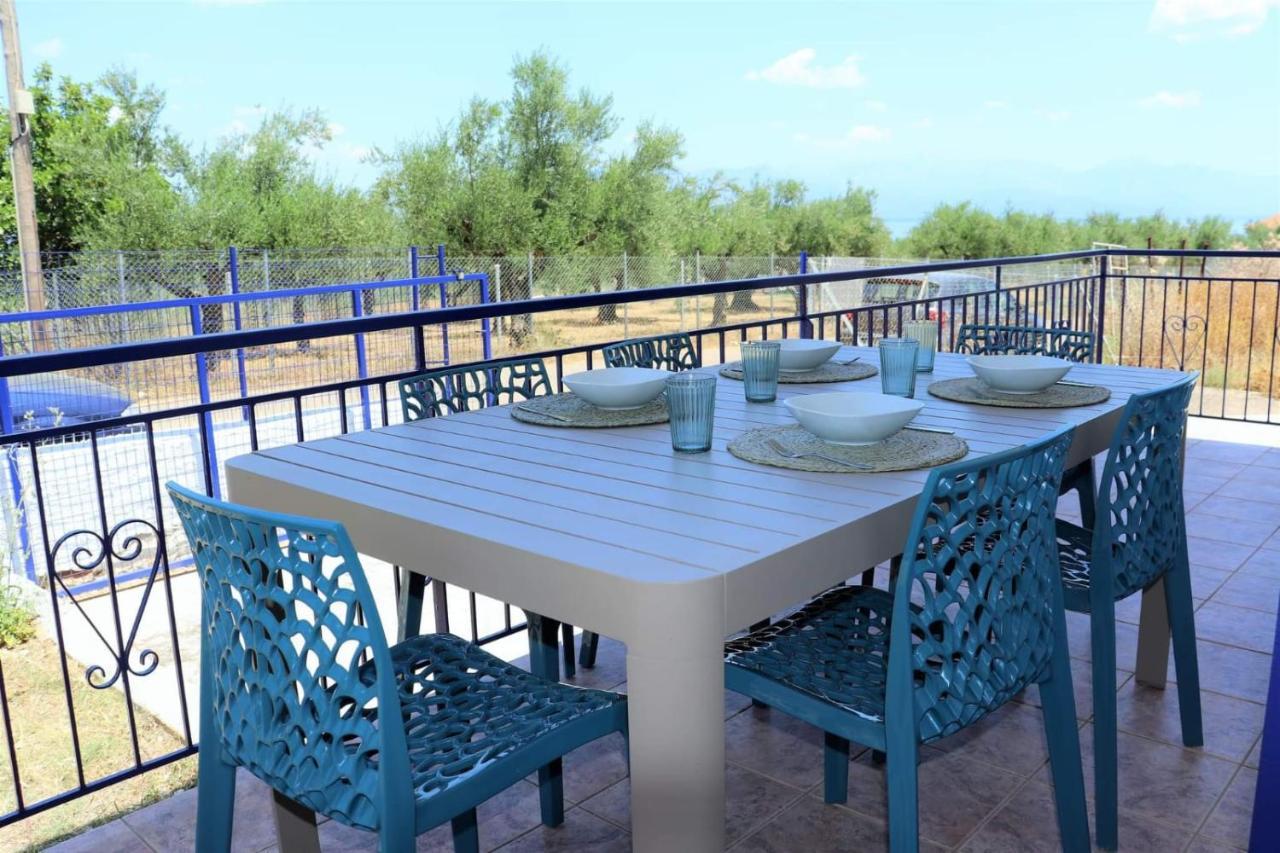 Villa Blue Cocoon - Chrani Messinia Peloponnese- Sea View 800 M From Beach Экстерьер фото