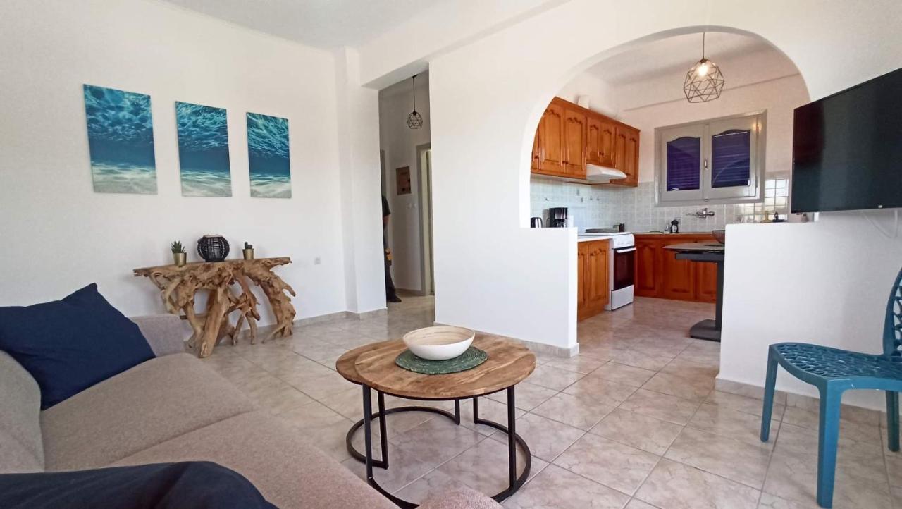 Villa Blue Cocoon - Chrani Messinia Peloponnese- Sea View 800 M From Beach Экстерьер фото