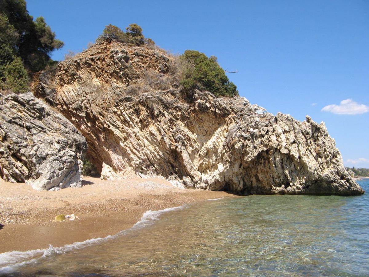 Villa Blue Cocoon - Chrani Messinia Peloponnese- Sea View 800 M From Beach Экстерьер фото
