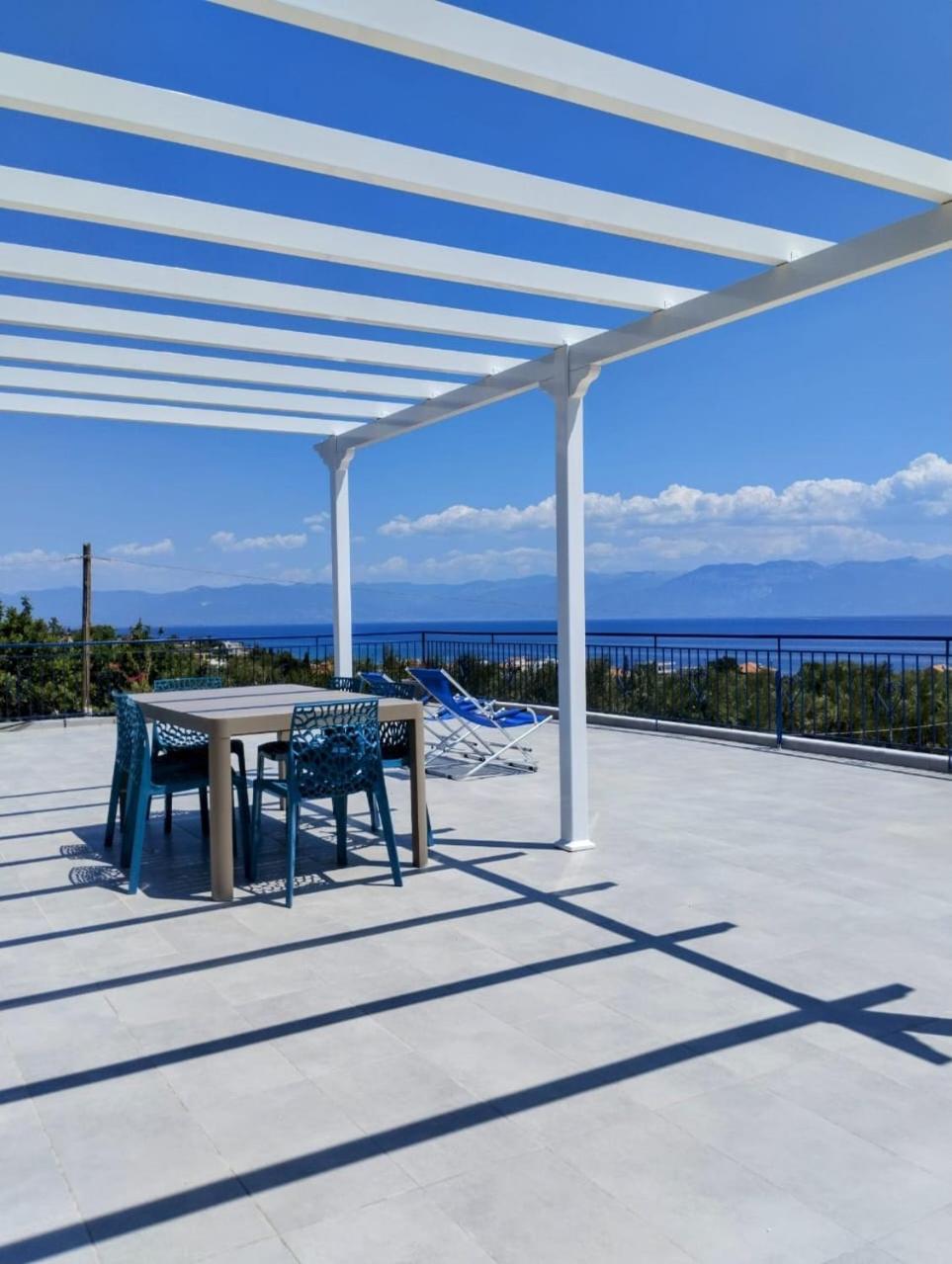 Villa Blue Cocoon - Chrani Messinia Peloponnese- Sea View 800 M From Beach Экстерьер фото